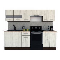 Bucatarie MARINA NEW B 240 Wenge / Decor K001